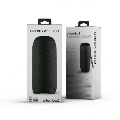 Energy Sistem | Speaker | Urban Box 2 | 10 W | Bluetooth | Onyx | Wireless connection - 5